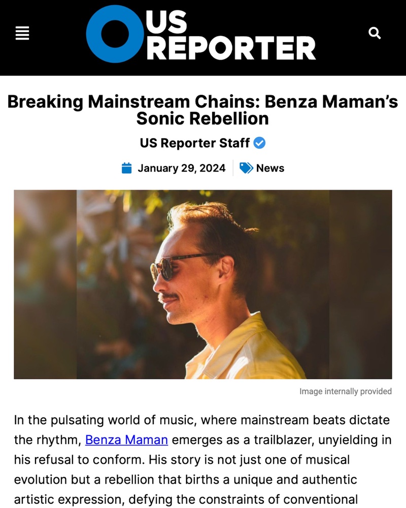 Press feature on Benza Maman